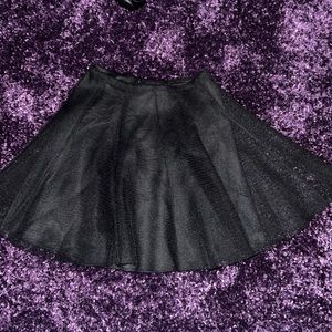 Soprano Mesh Pleated Mini Skirt